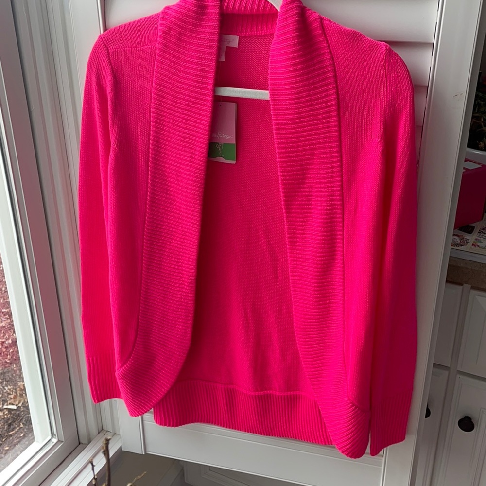 Lilly Pulitzer Dragonfruit Amalie Cardigan